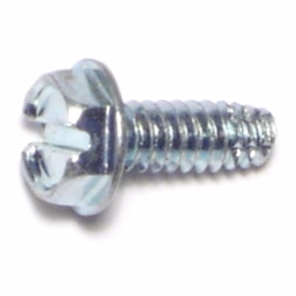 Sheet Metal Screw, #10 x 1/2 in, Zinc Plated Steel Hex Head Hex Drive, 30 PK, Midwest Fastener, Mfr#: 67701